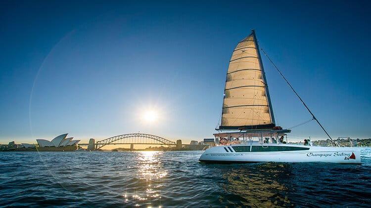 Champagne Sailing - Sydney Harbour boat hire