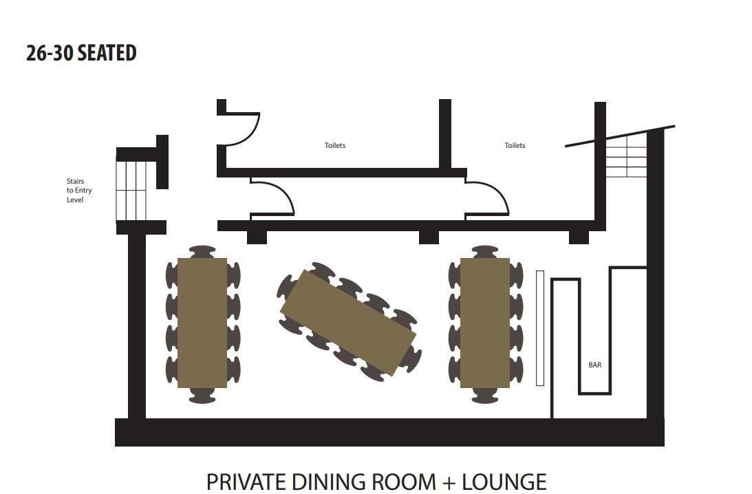 Private Dining Room at Kingsleys Australian Steakhouse - party venue hire