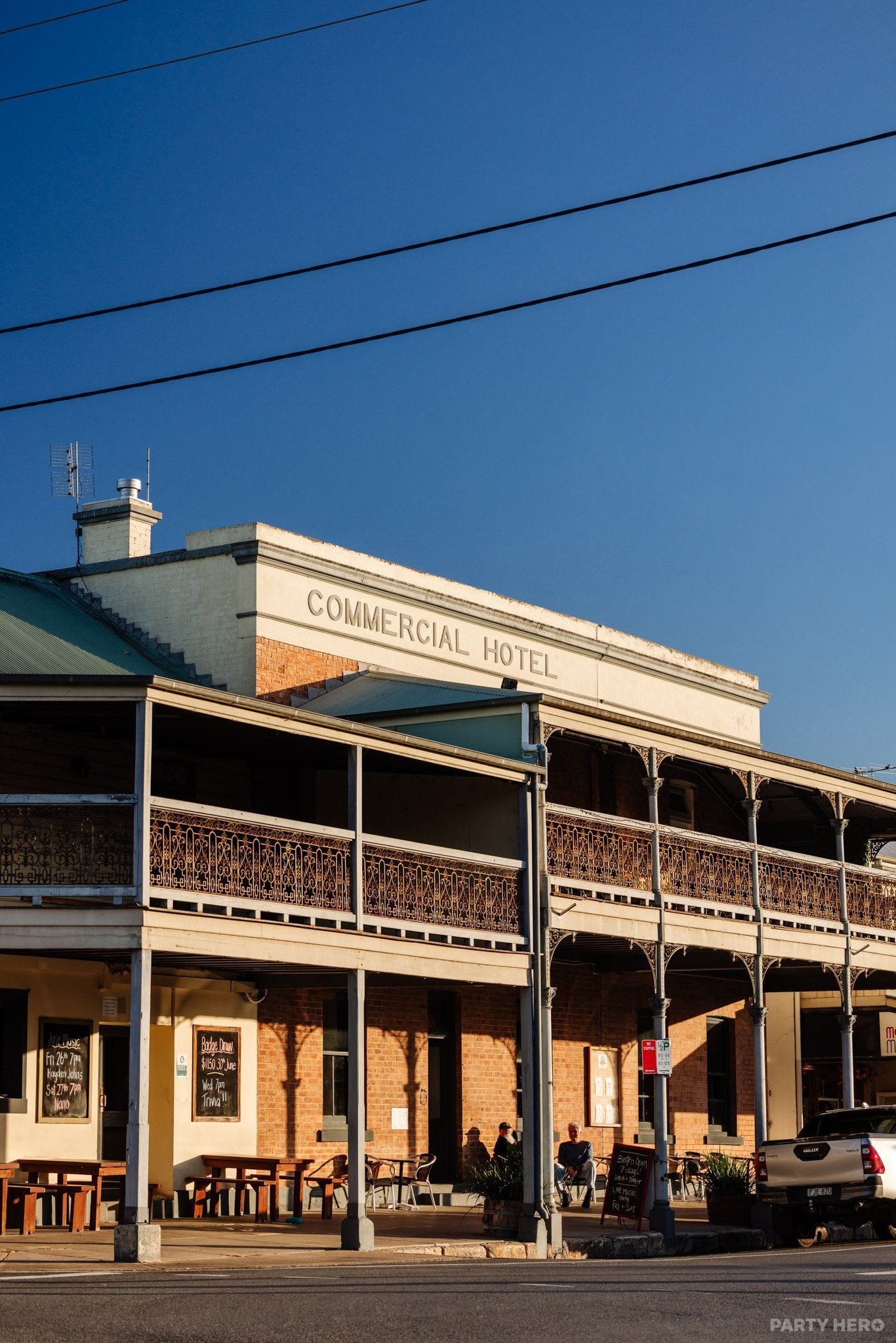 Commercial Hotel Morpeth - party venue in the Hunter Valley