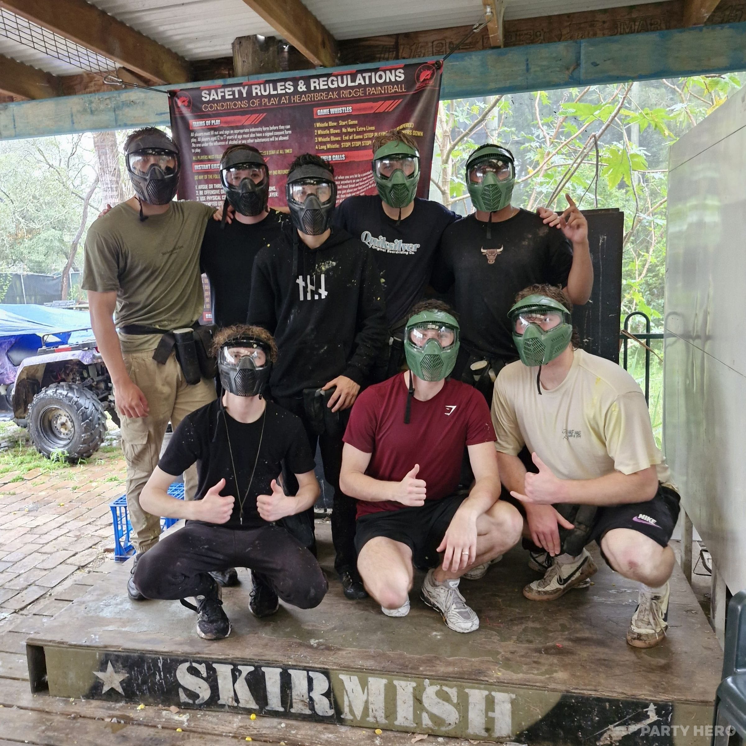 Heartbreak Ridge Paintball paintball in Sydney - group bookings