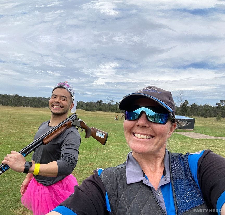 Hitting Targets clay shooting in Sydney - group bookings