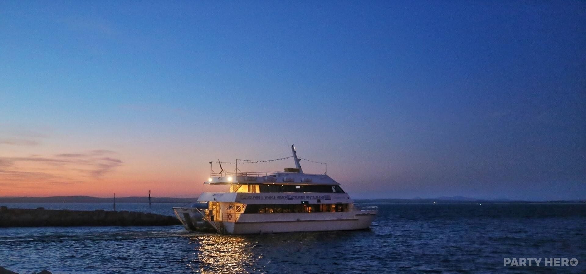 Moonshadow-TQC Cruises - private boat charter in Port Stephens