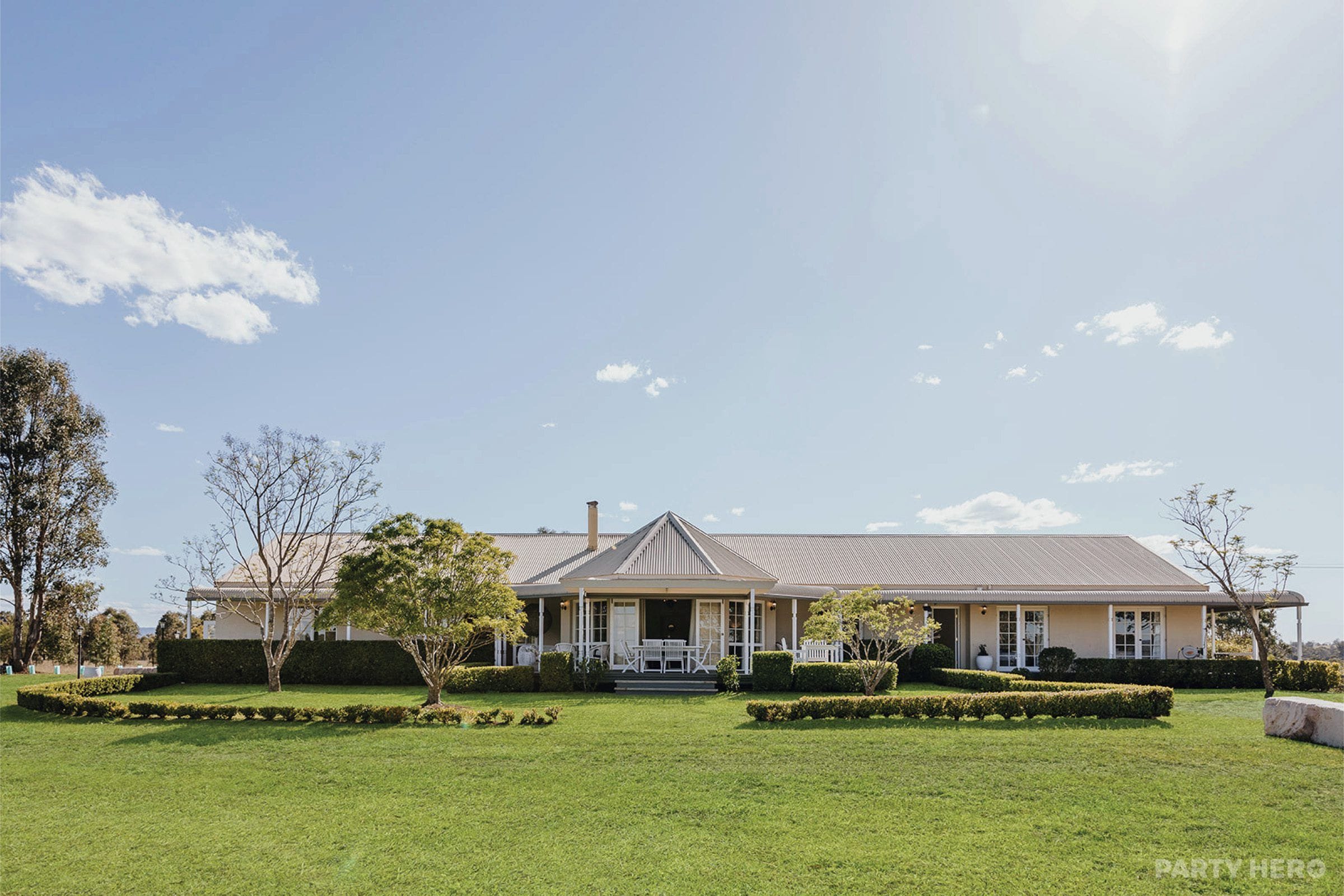 Corunna Station - party venue in the Hunter Valley