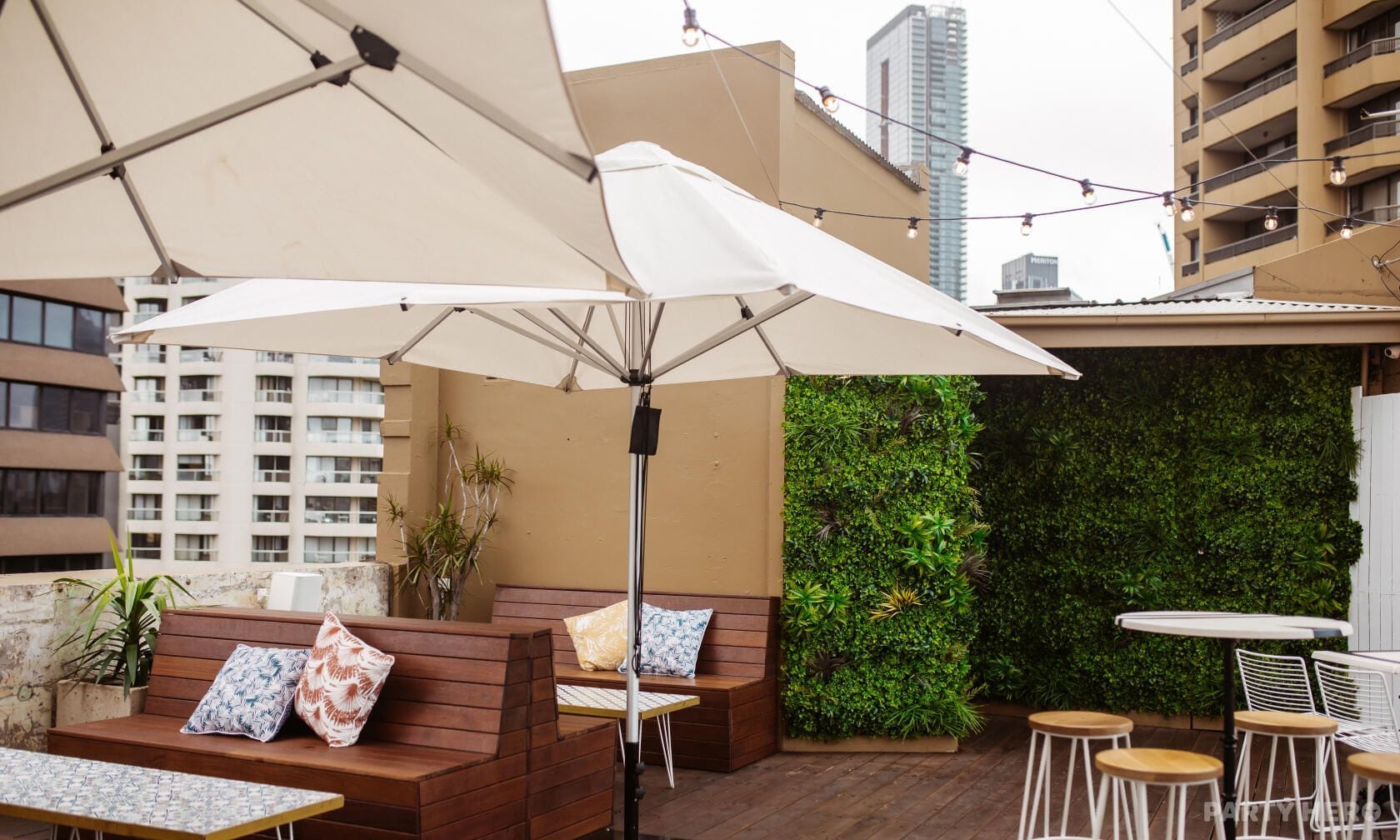 Rooftop at Burdekin Hotel - party venue hire