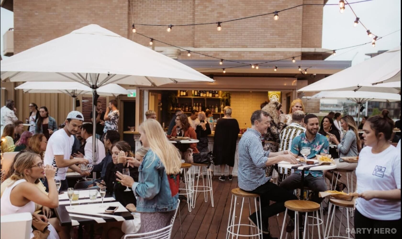 Rooftop at Burdekin Hotel - party venue hire