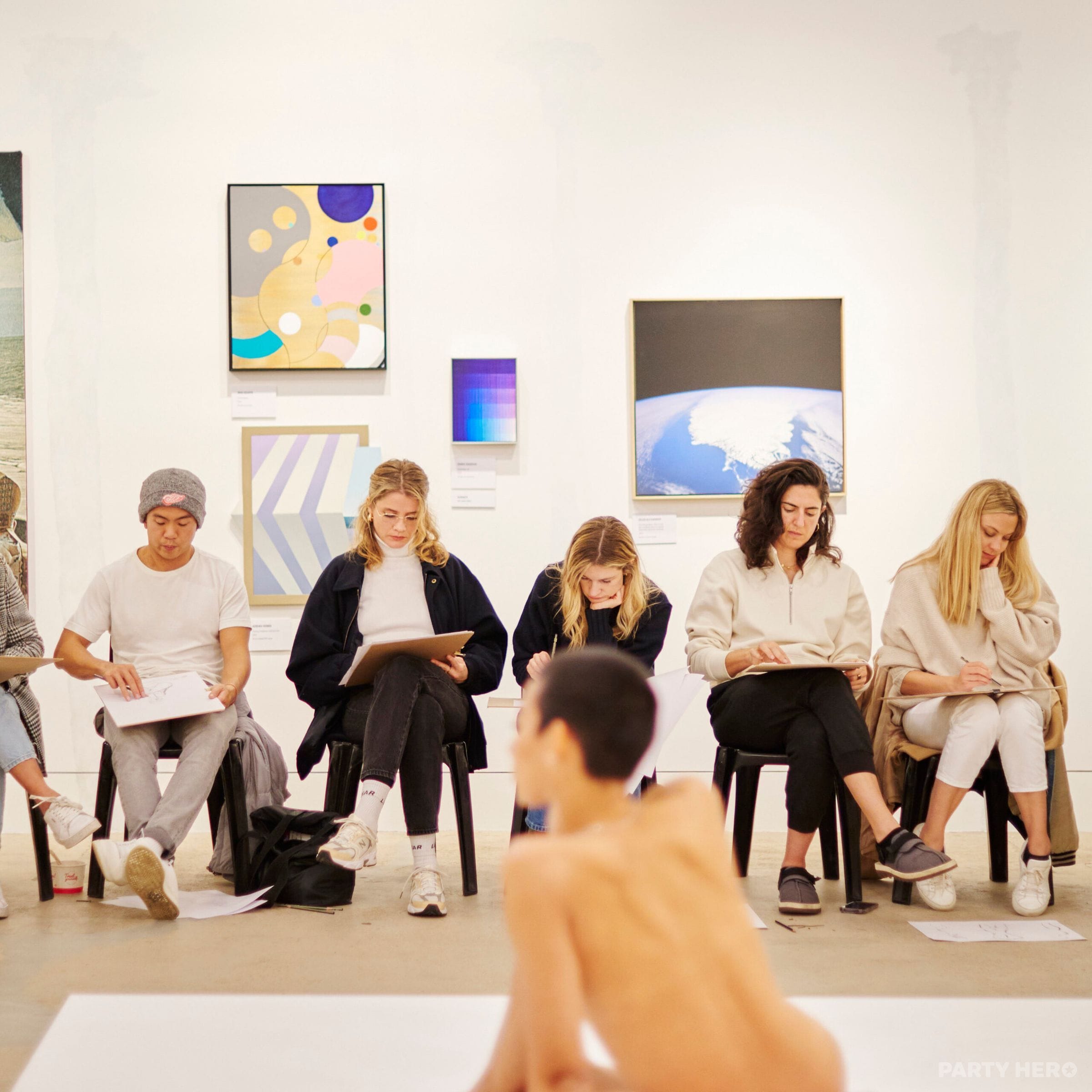 Gladdy Drawing Club life drawing in Sydney - group bookings