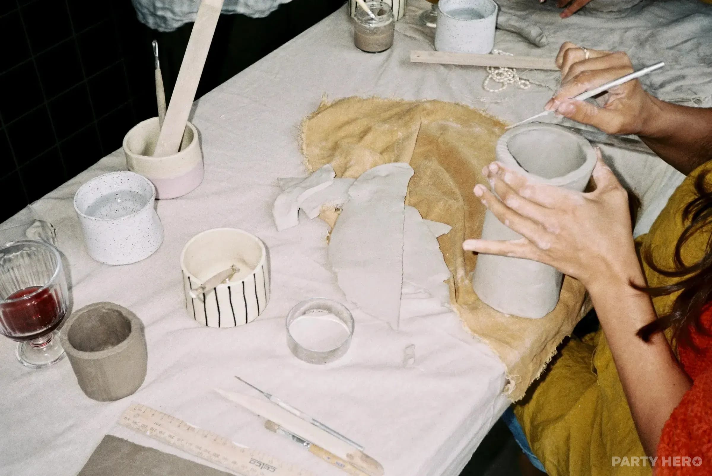 MUDDY Clay Play - paint and sip in Byron Bay