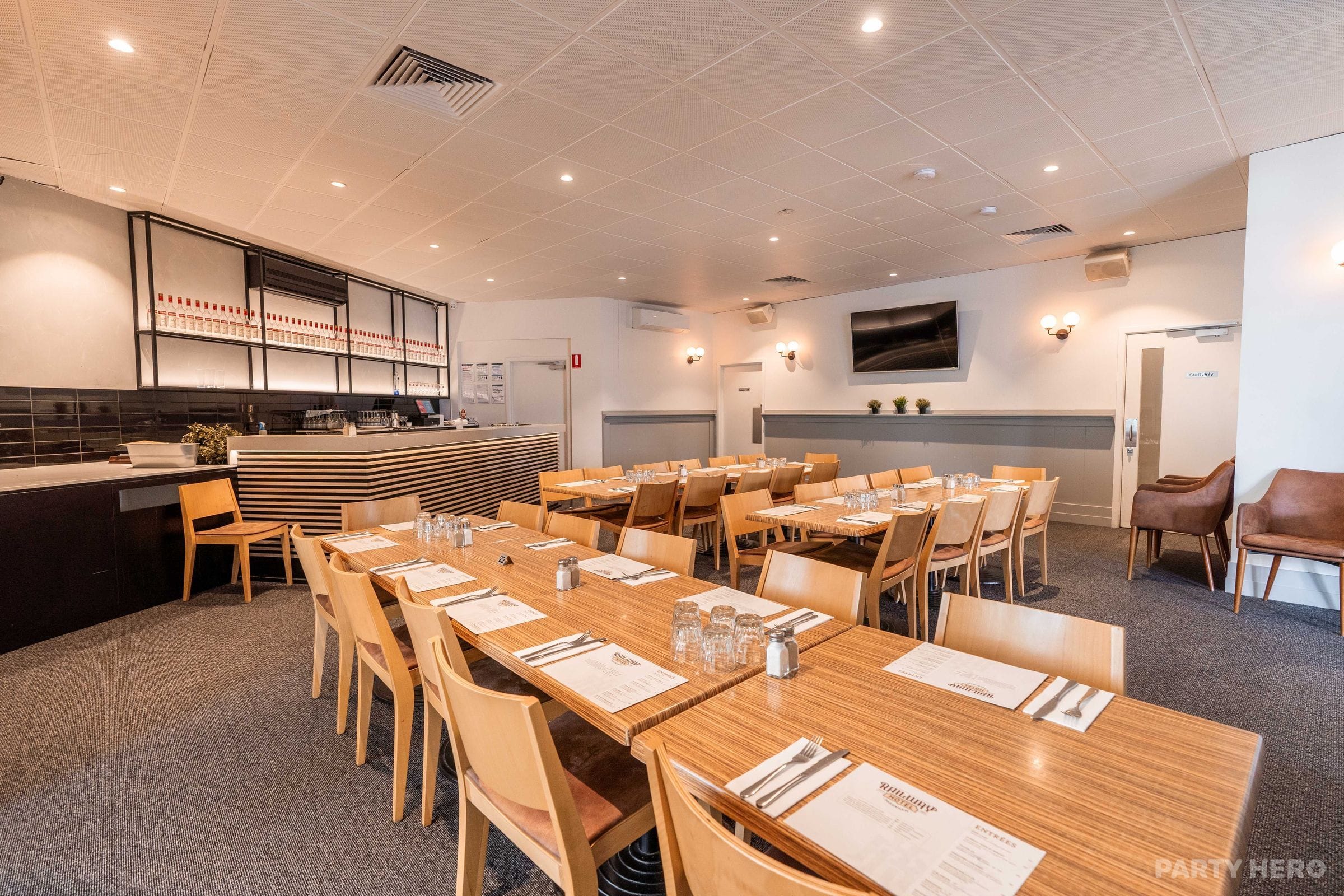Stan Young Room at Railway Hotel Pakenham - party venue in Melbourne