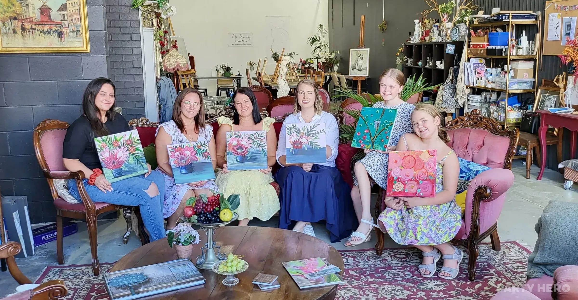 Art Cafe Bowral - paint and sip in the Southern Highlands