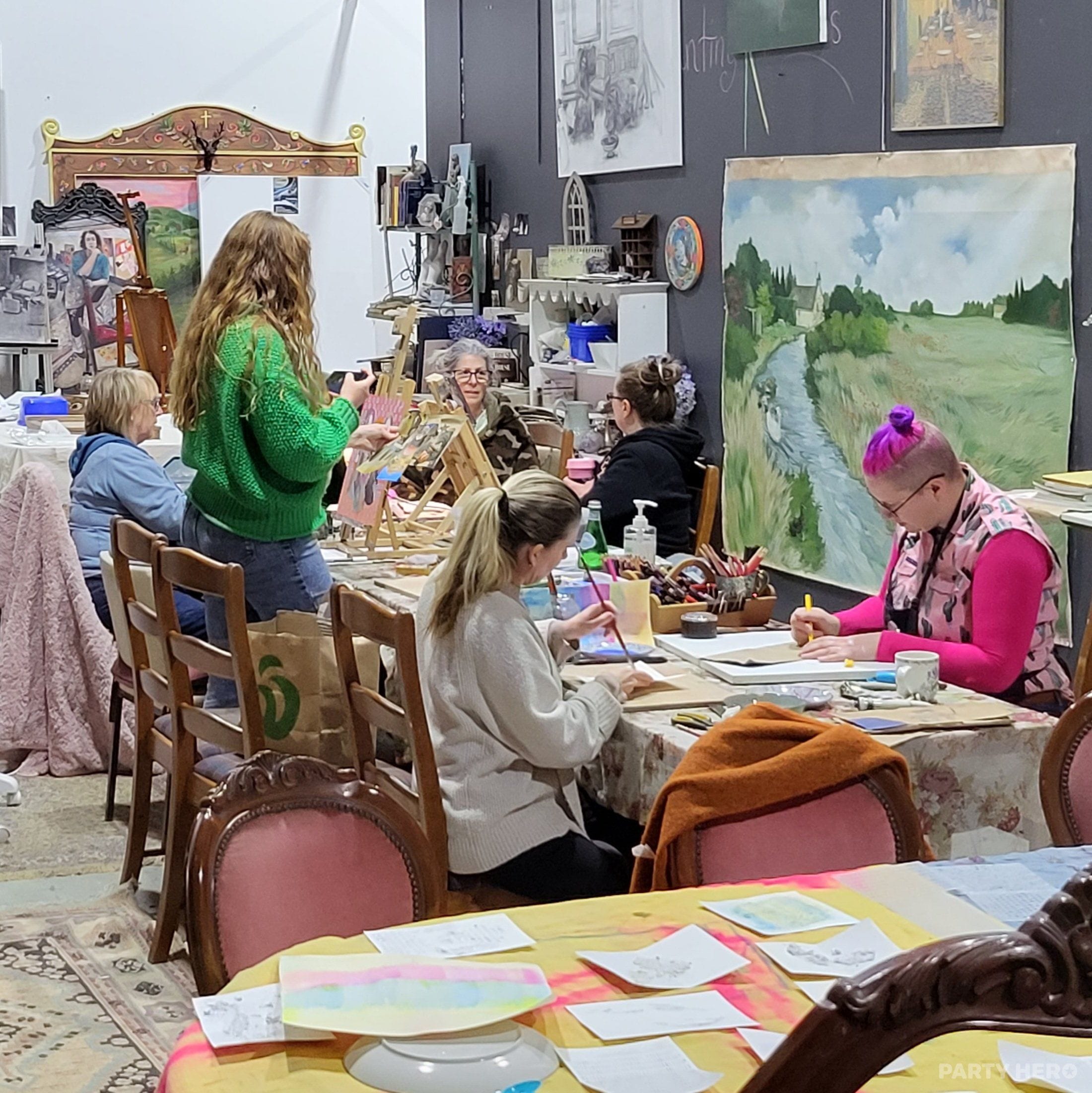 Art Cafe Bowral - paint and sip in the Southern Highlands