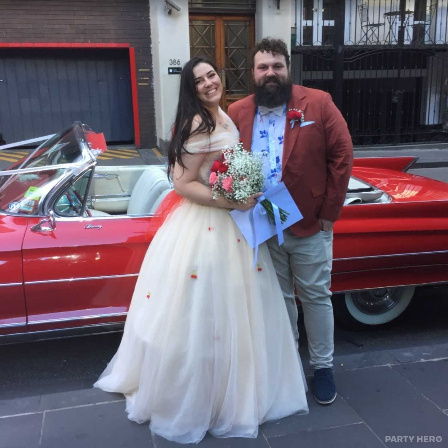 Caddyman Cadillac Car Hire - wedding car hire on the Mornington Peninsula