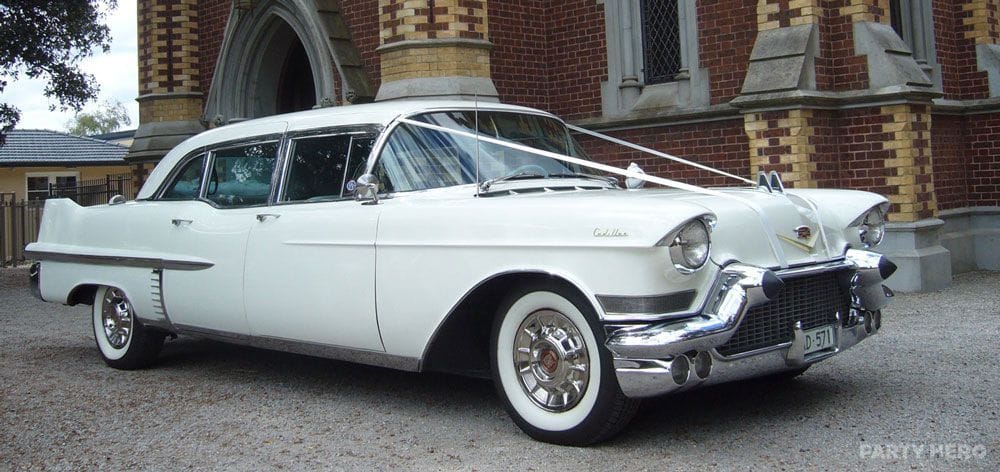 Caddyman Cadillac Car Hire - wedding car hire on the Mornington Peninsula