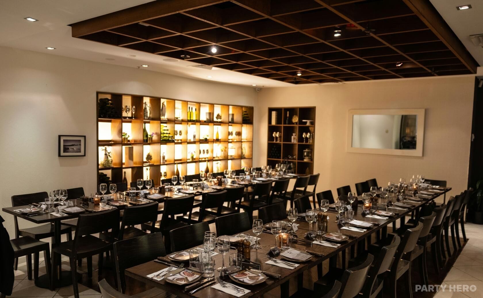 Sir Frank's Wine Room at Searock Grill - party venue hire