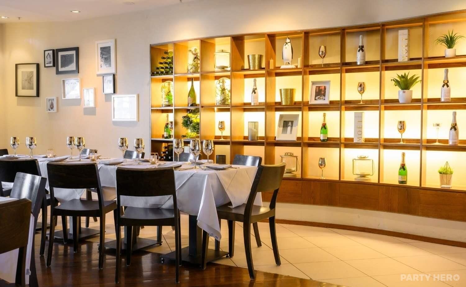 Sir Frank's Wine Room at Searock Grill - party venue hire