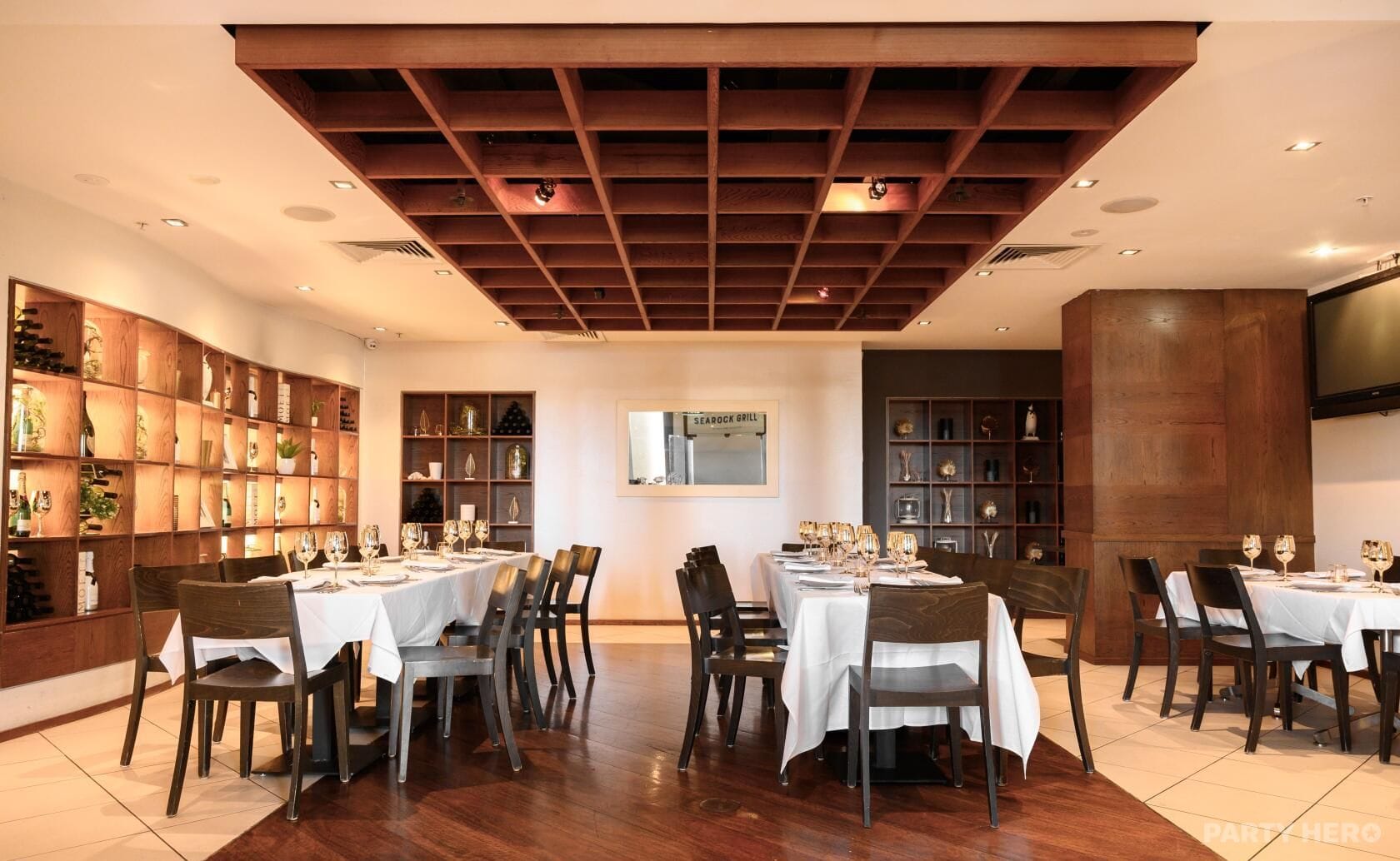 Sir Frank's Wine Room at Searock Grill - party venue hire