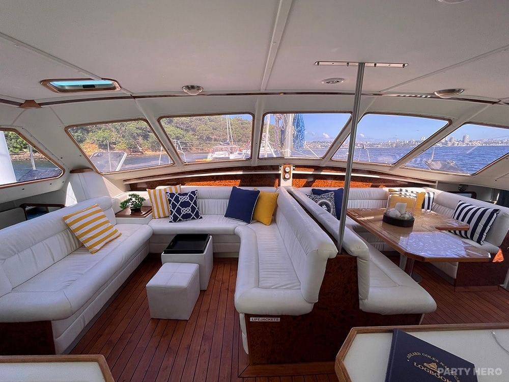 Spellbound catamaran hire on Sydney Harbour