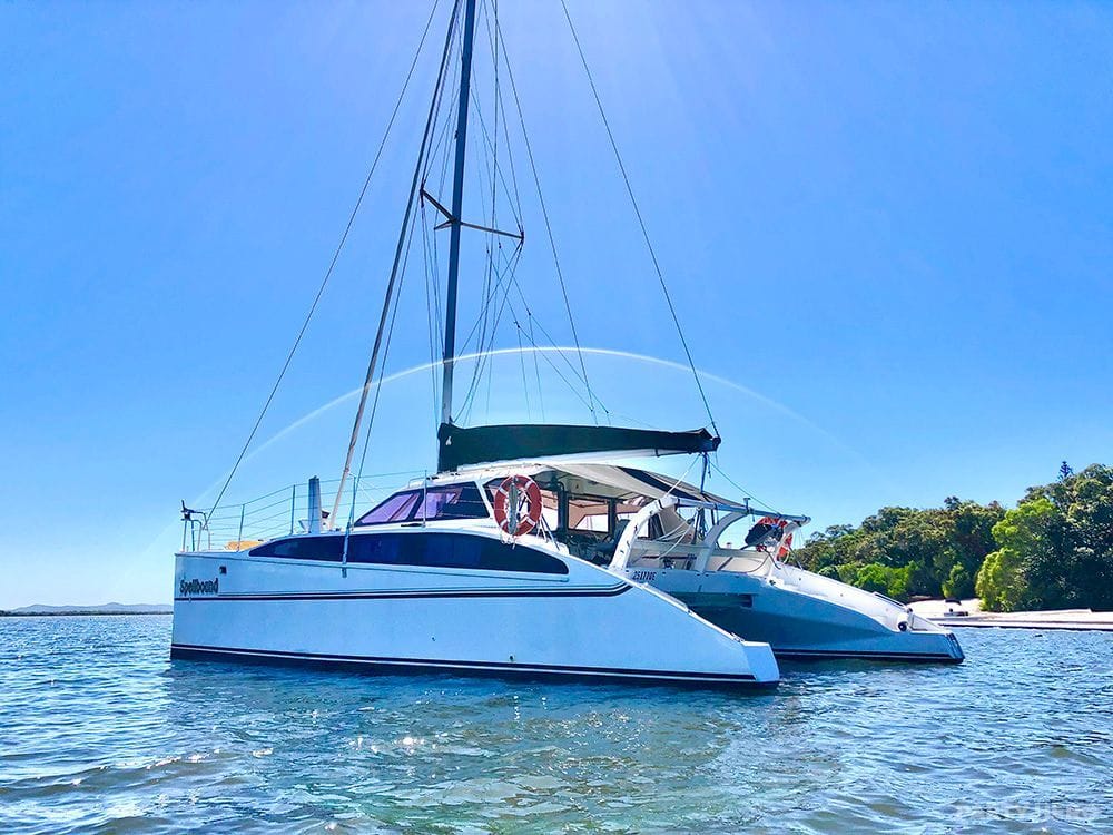 Spellbound catamaran hire on Sydney Harbour