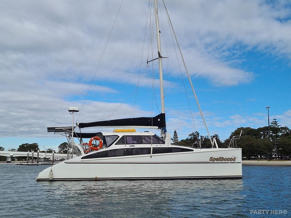 Spellbound catamaran hire on Sydney Harbour