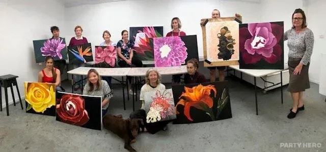 Tracey Miller Art - paint and sip in the Southern Highlands