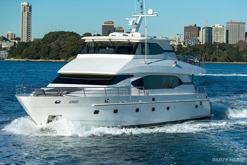 Salt yacht hire on Sydney Harbour