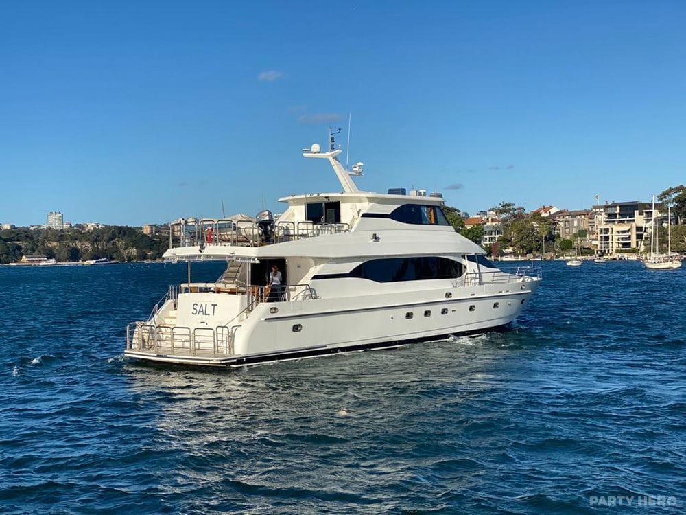 Salt yacht hire on Sydney Harbour