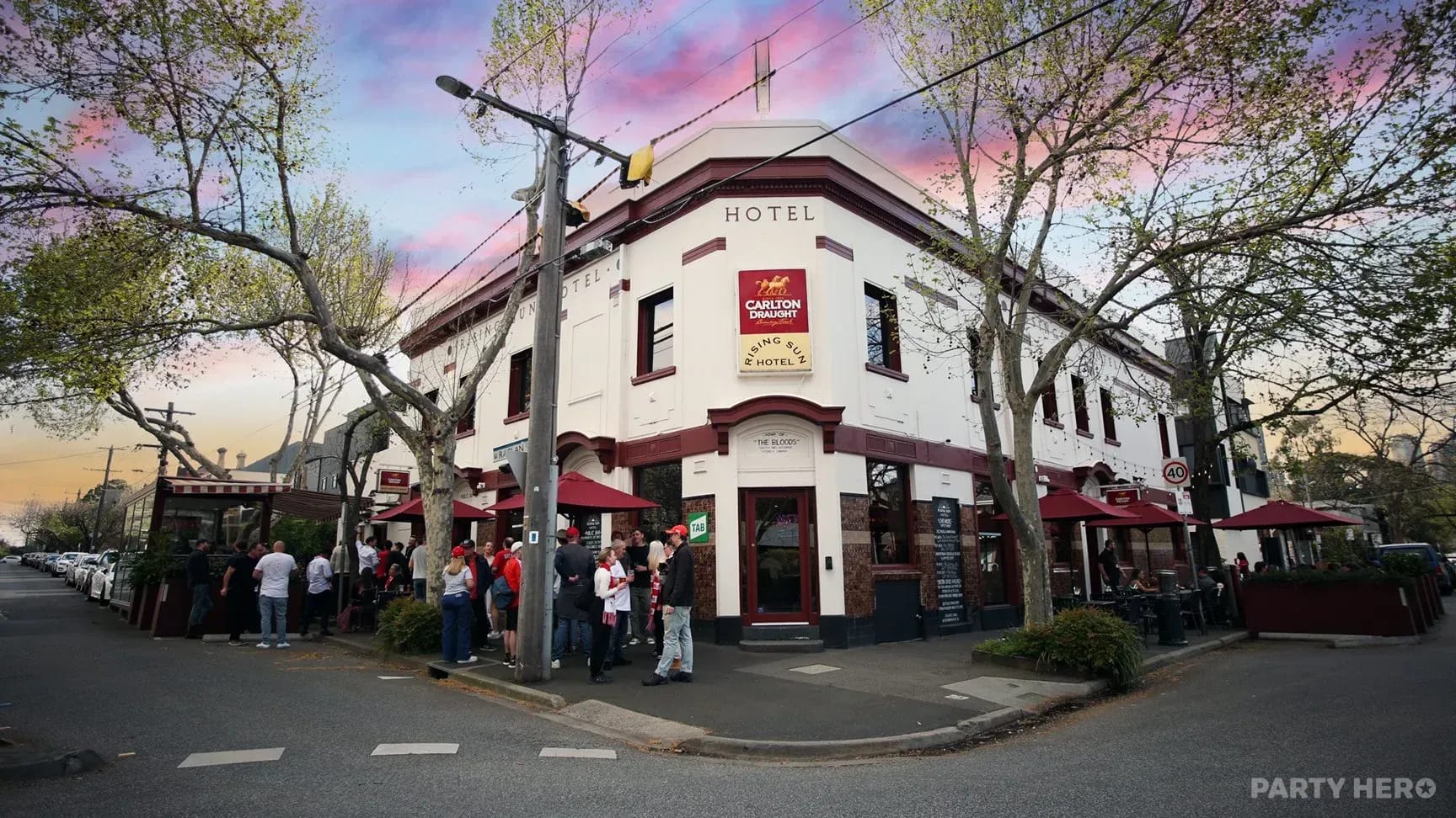 The Rising Sun Hotel - party venue in Melbourne