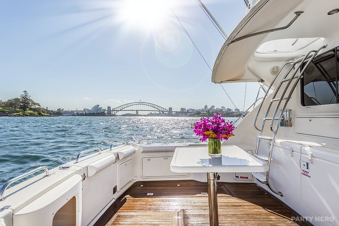 Ocean Blue yacht hire on Sydney Harbour