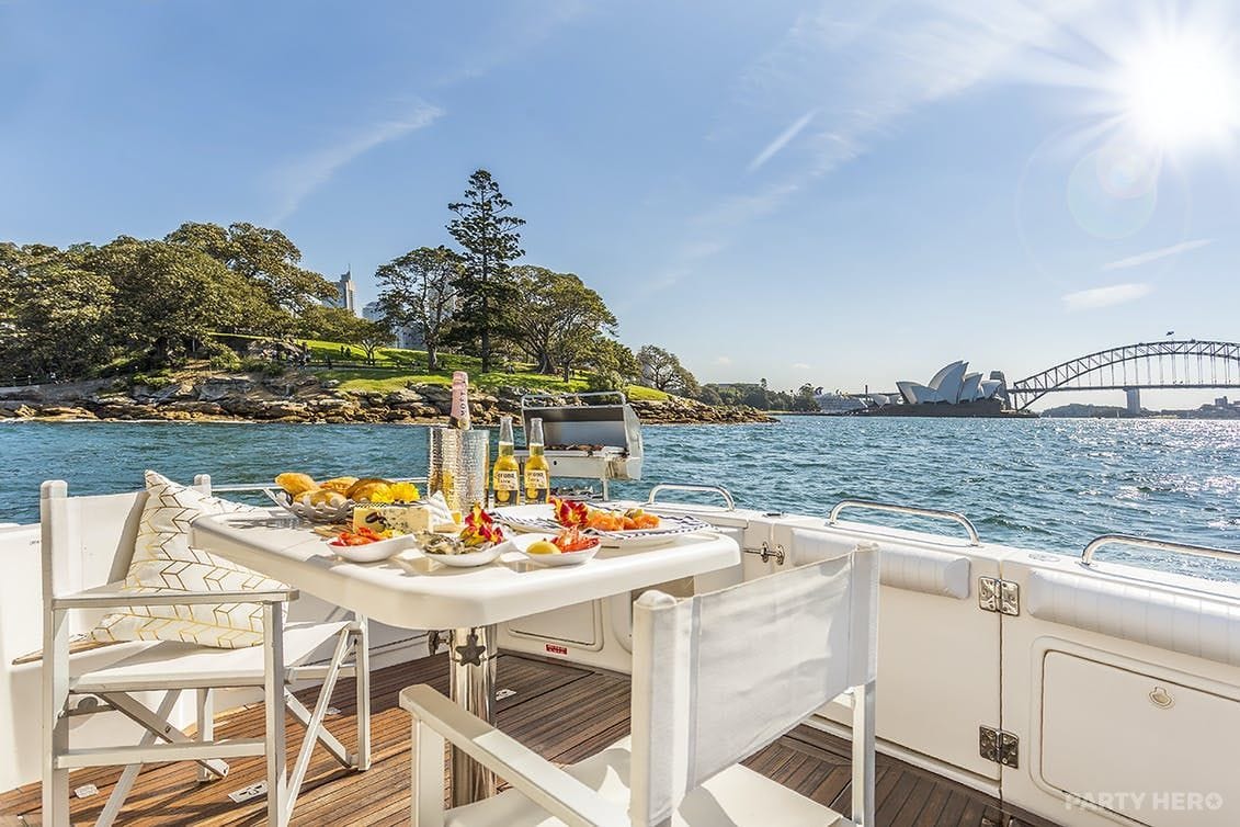Ocean Blue yacht hire on Sydney Harbour