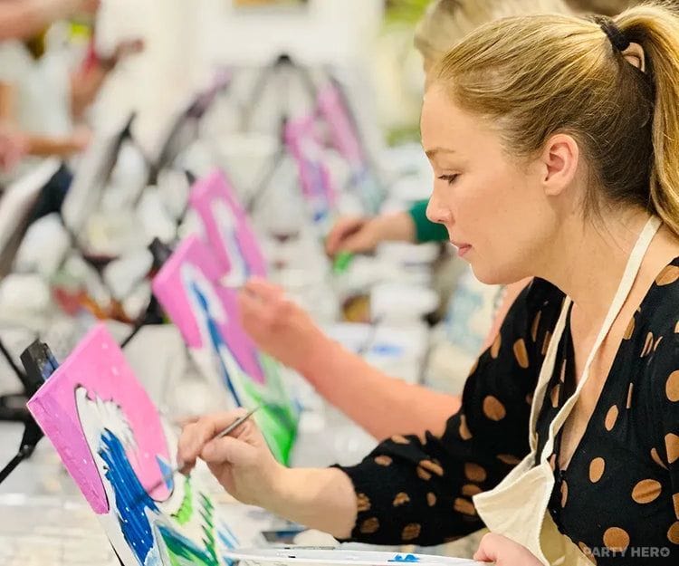 Mahan Art School paint & sip in Sydney - group bookings
