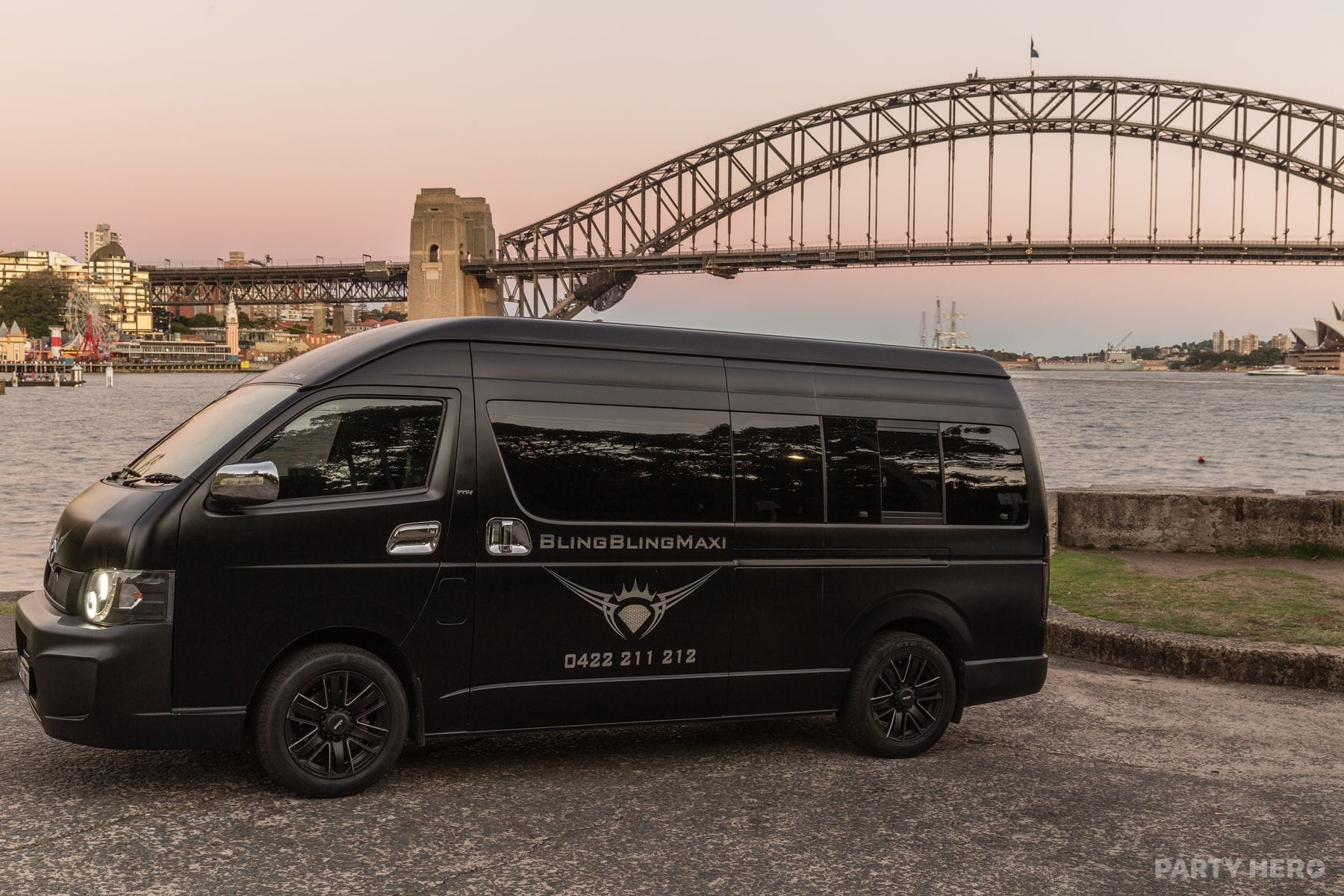 Bling Bling Maxi - party bus hire in Sydney