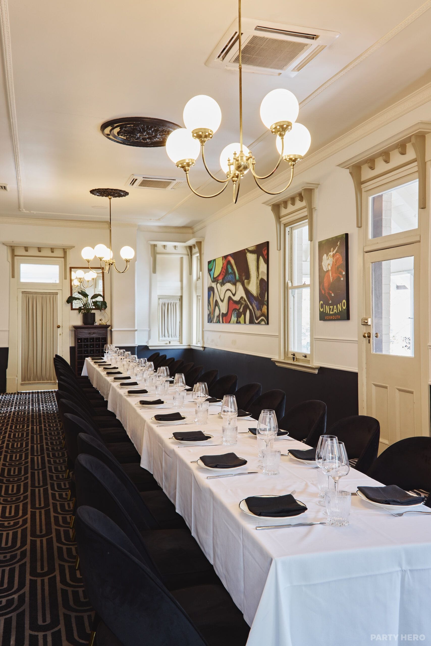 The Montrose Room at Antica Dining - private dining room in Sydney