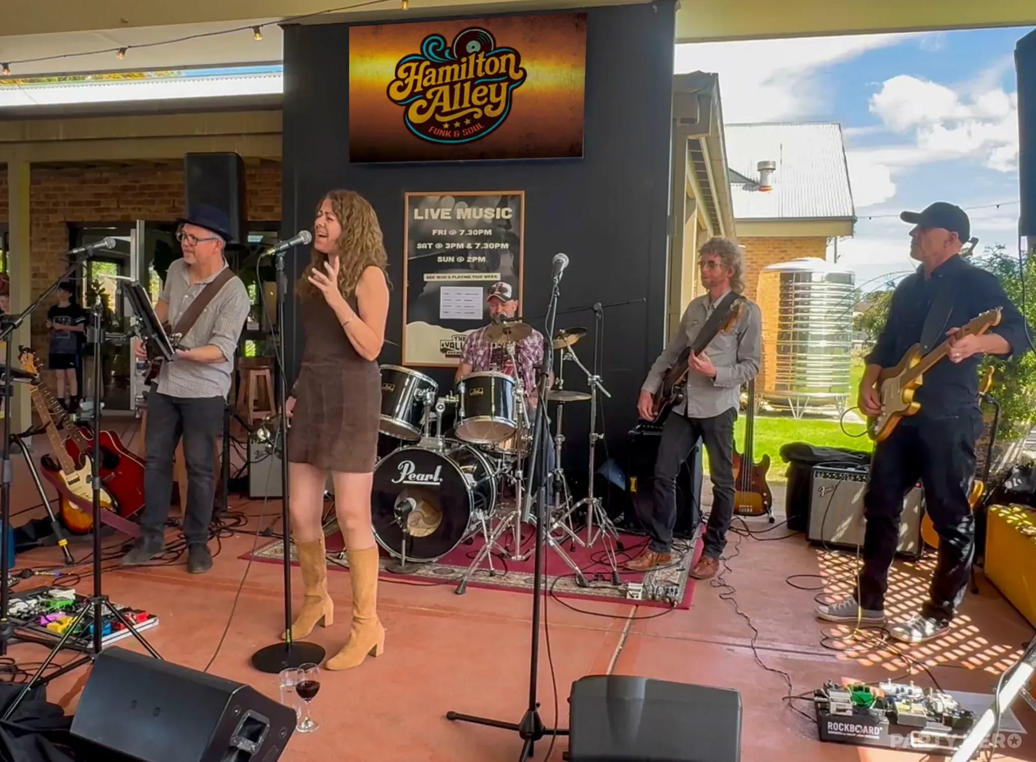 Hamilton Alley - band hire in Newcastle
