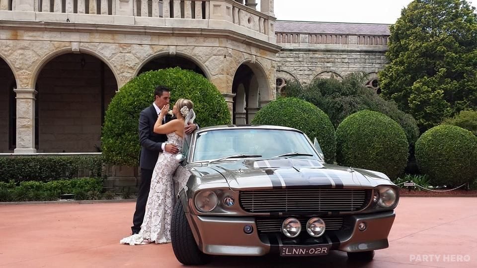 Eleanor For Hire wedding car hire in Sydney