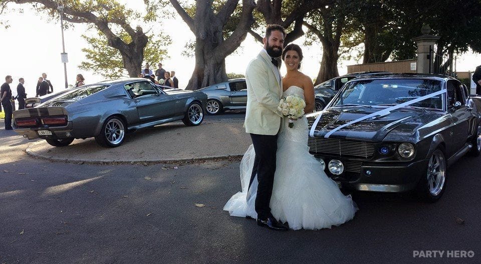Eleanor For Hire wedding car hire in Sydney