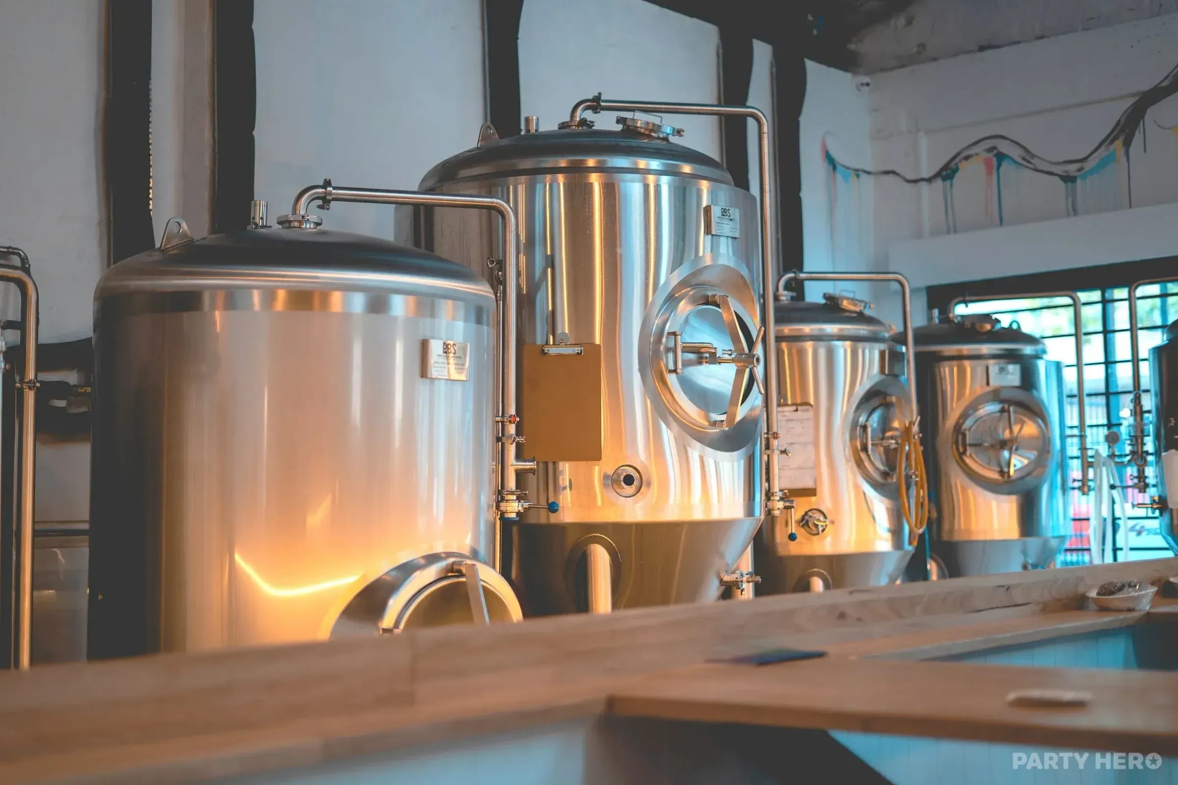 Bay Road Brewing - party venue on the Central Coast