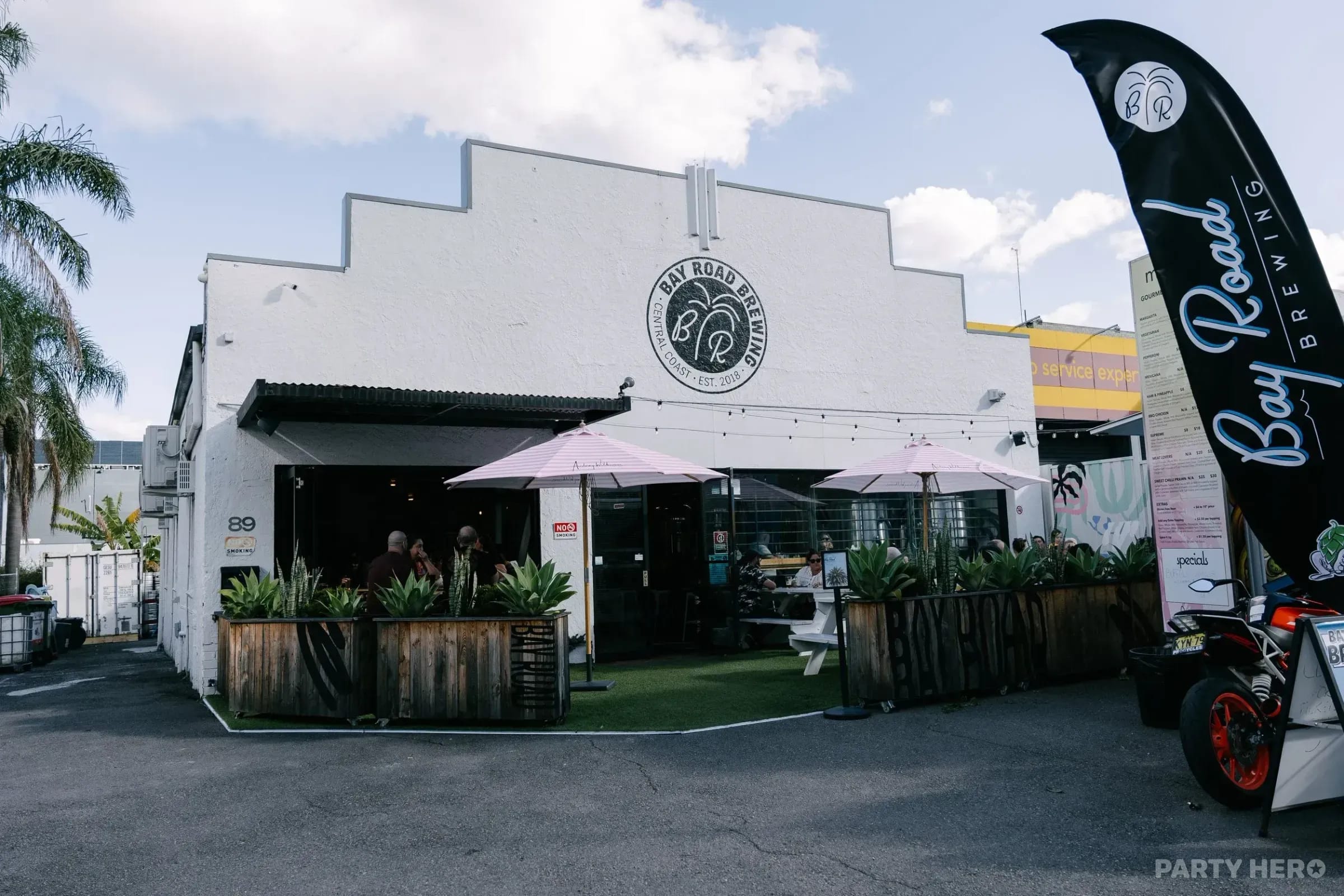 Bay Road Brewing - party venue on the Central Coast