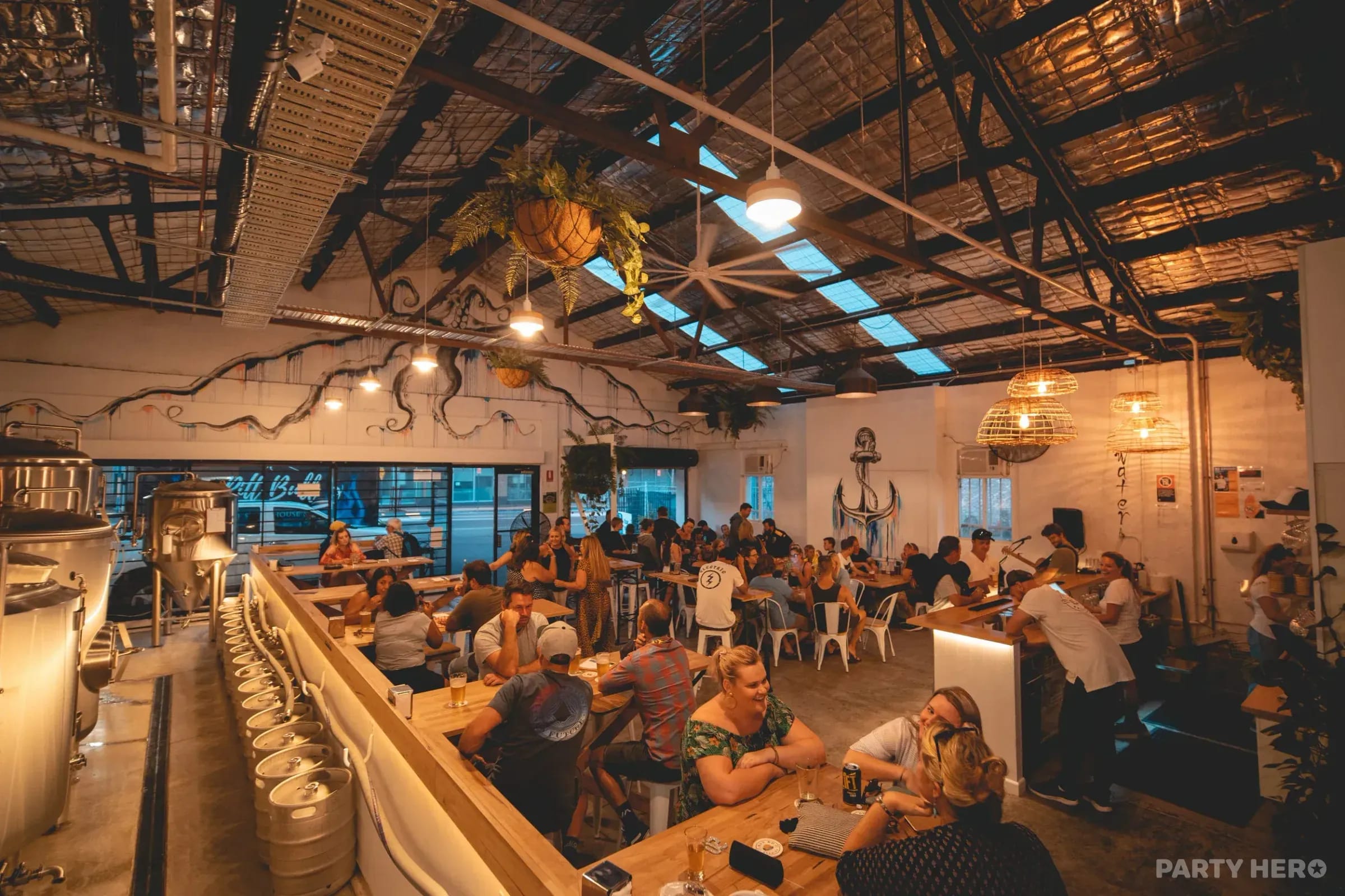 Bay Road Brewing - party venue on the Central Coast