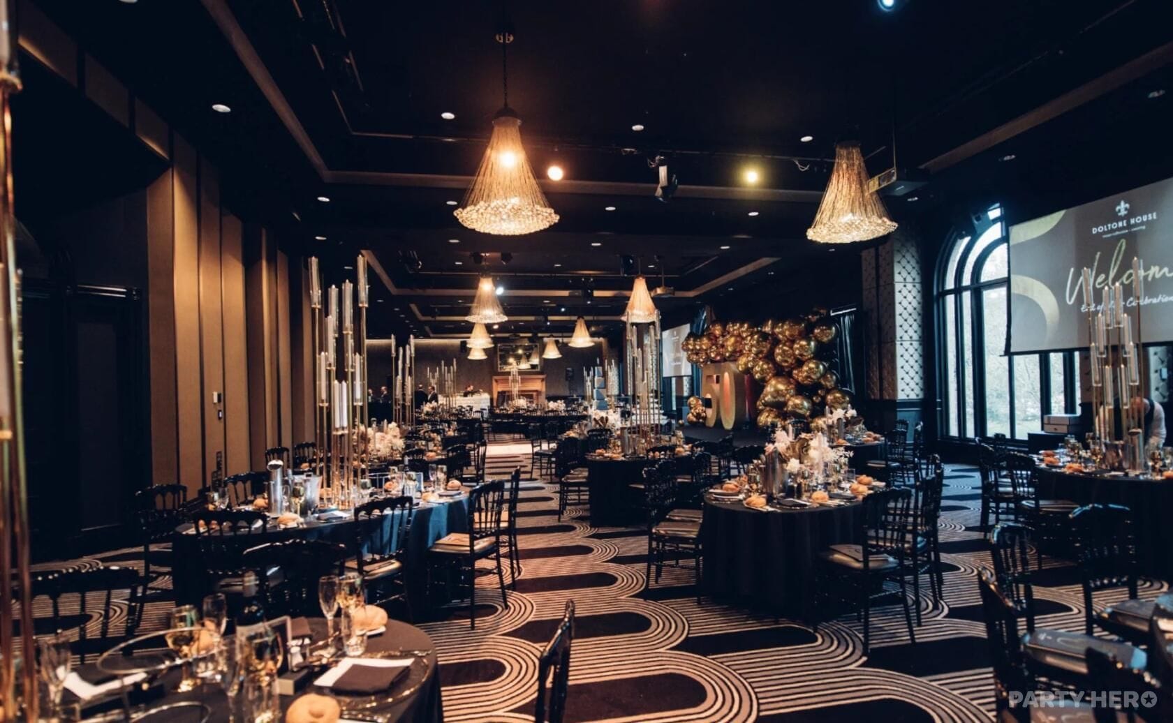 Hyde Park Ballroom at Doltone House Hyde Park - party venue hire