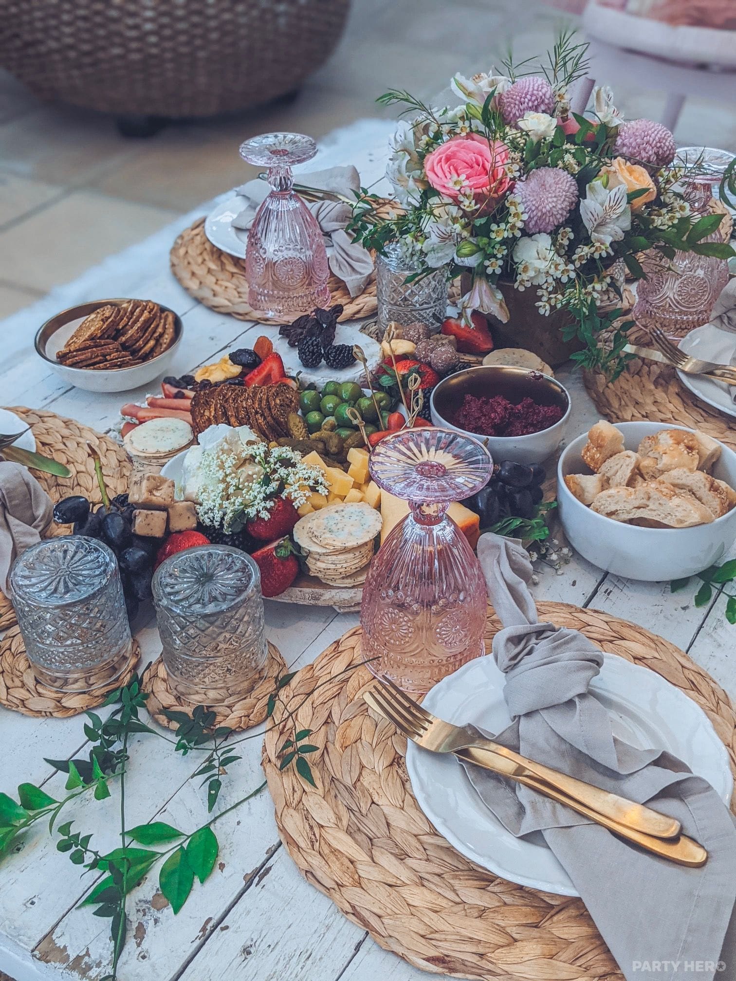 Heart Heart Events - event styling in Brisbane
