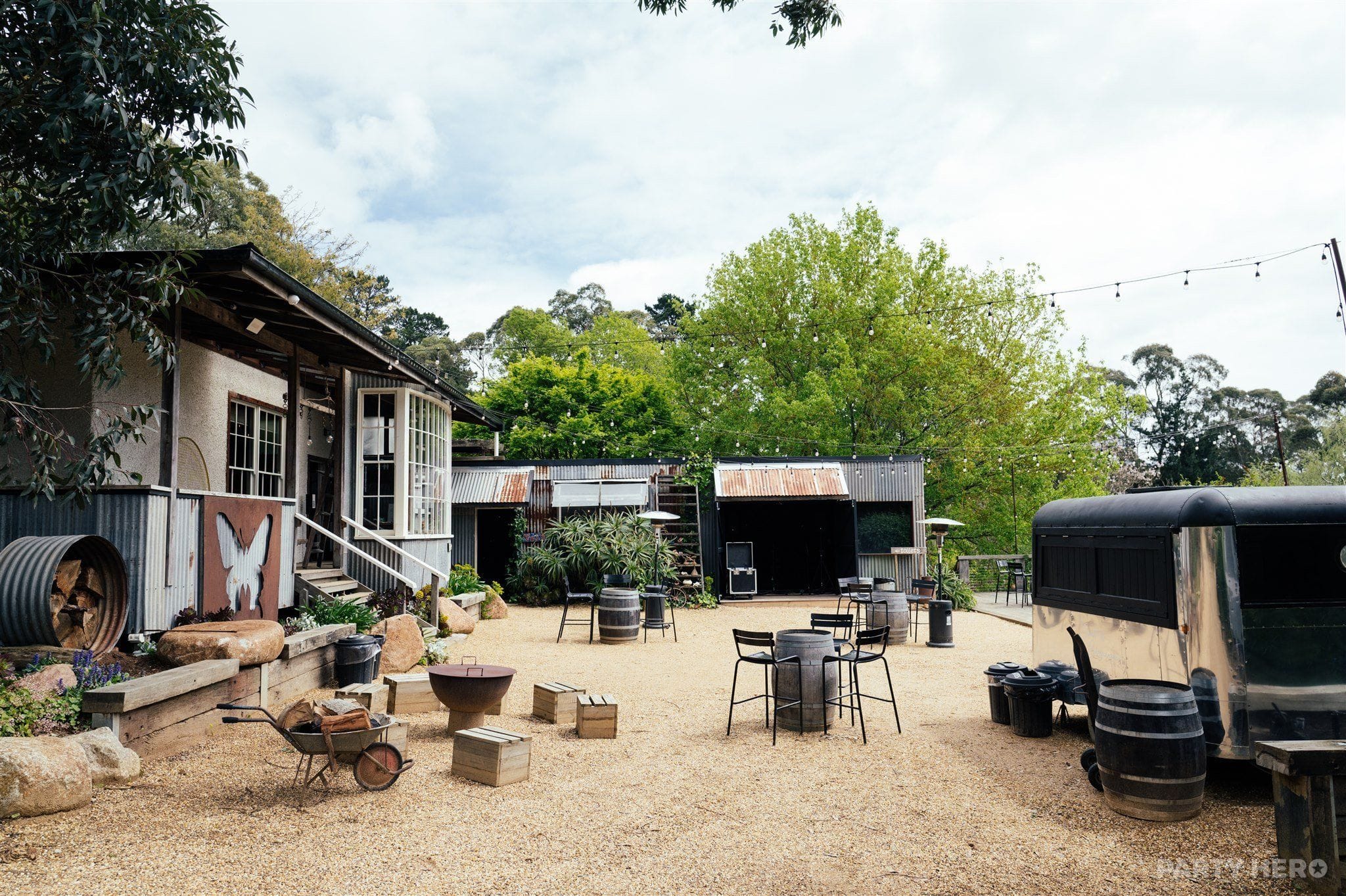 Butterfly Red Hill - party venue on the Mornington Peninsula