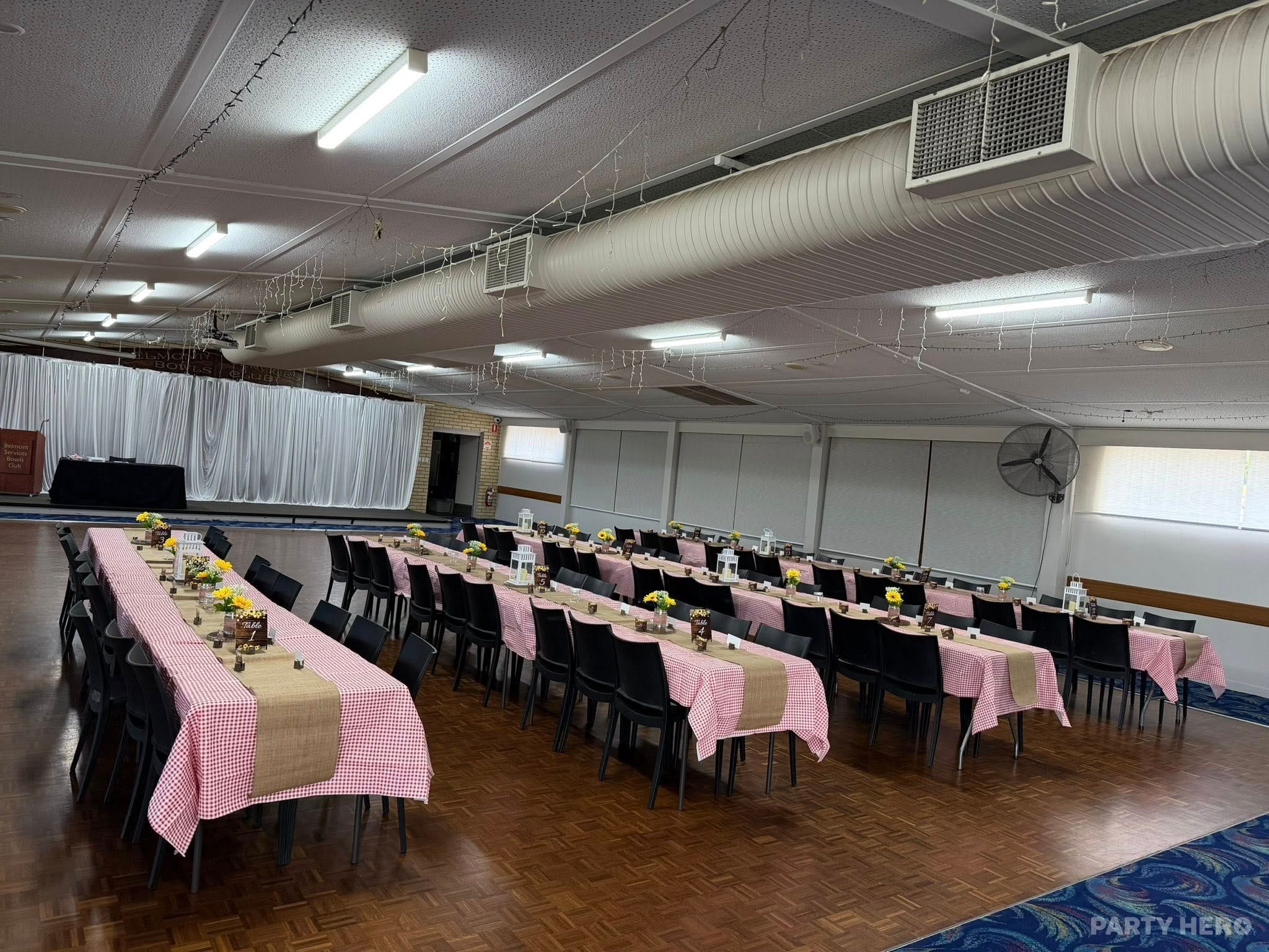 The Hibiscus Room at Belmont Services Bowls Club - party venue in Brisbane
