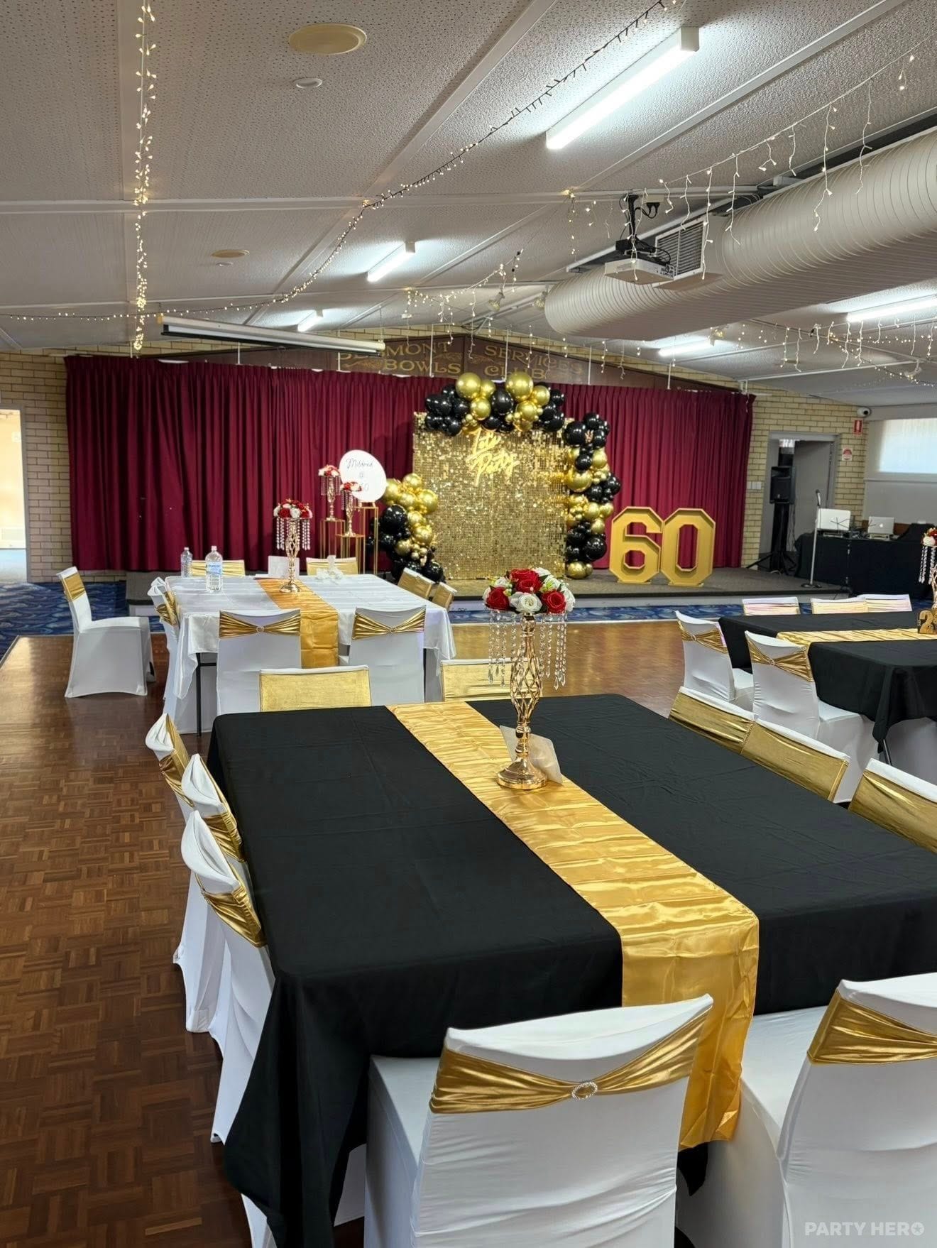 The Hibiscus Room at Belmont Services Bowls Club - party venue in Brisbane