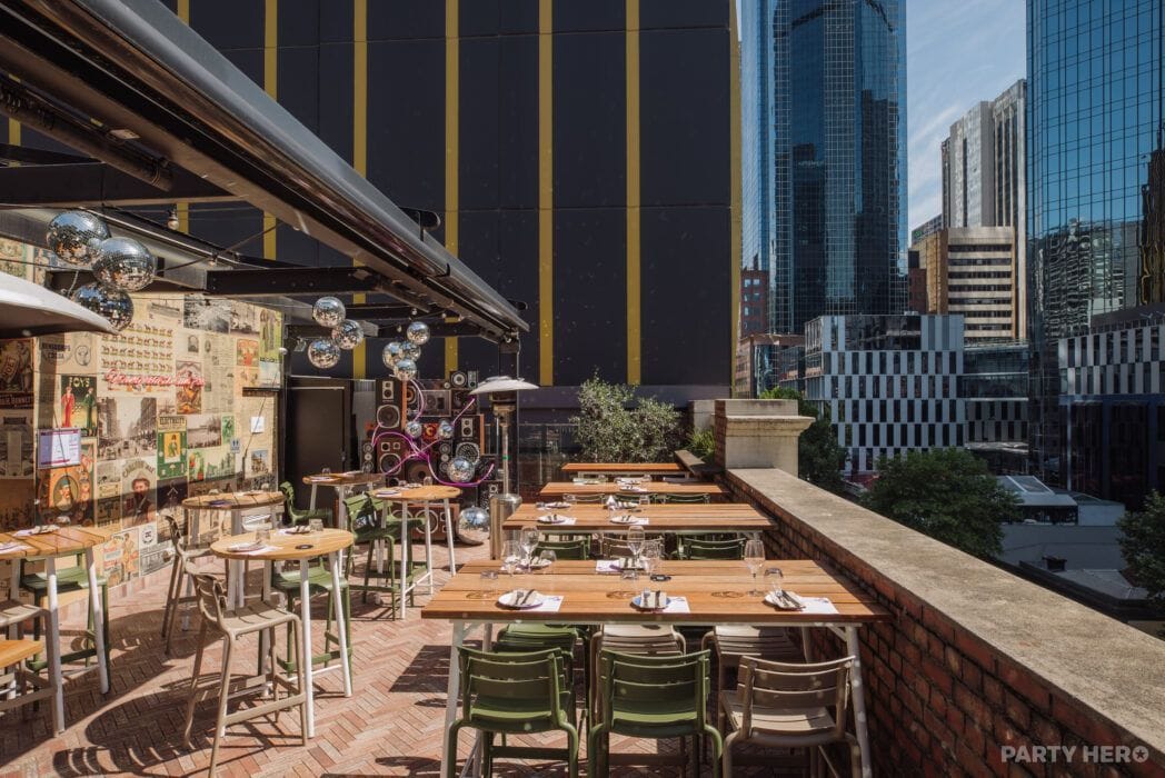 Rooftop at State of Grace - party venue in Melbourne