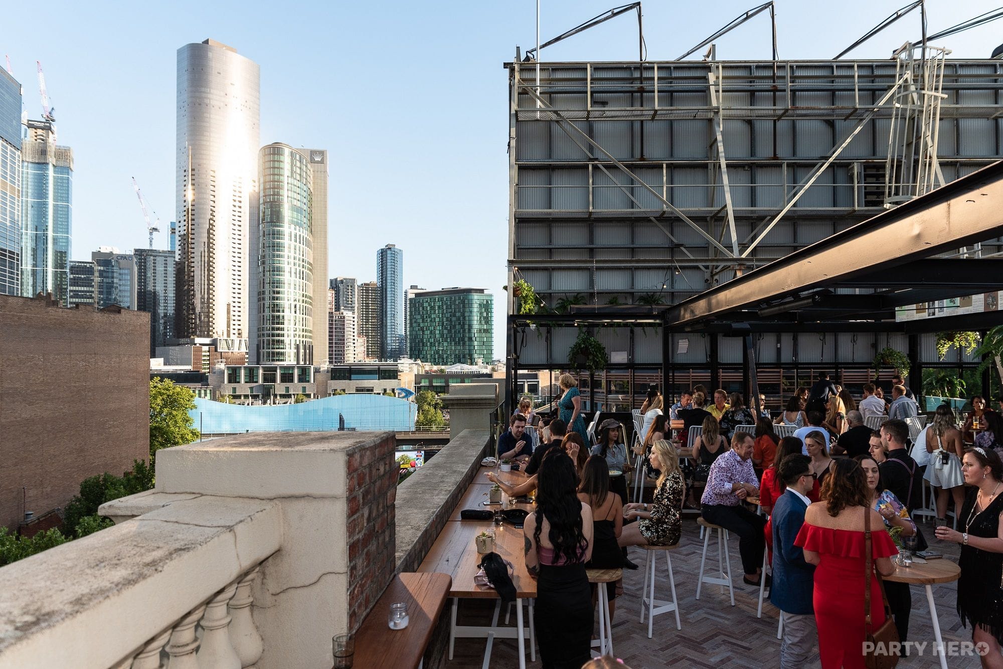 Rooftop at State of Grace - party venue in Melbourne