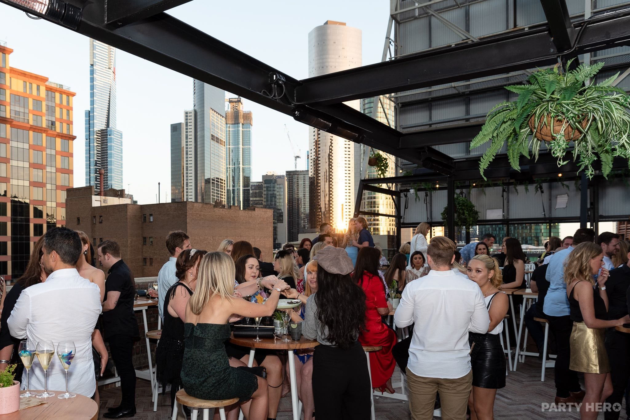 Rooftop at State of Grace - party venue in Melbourne