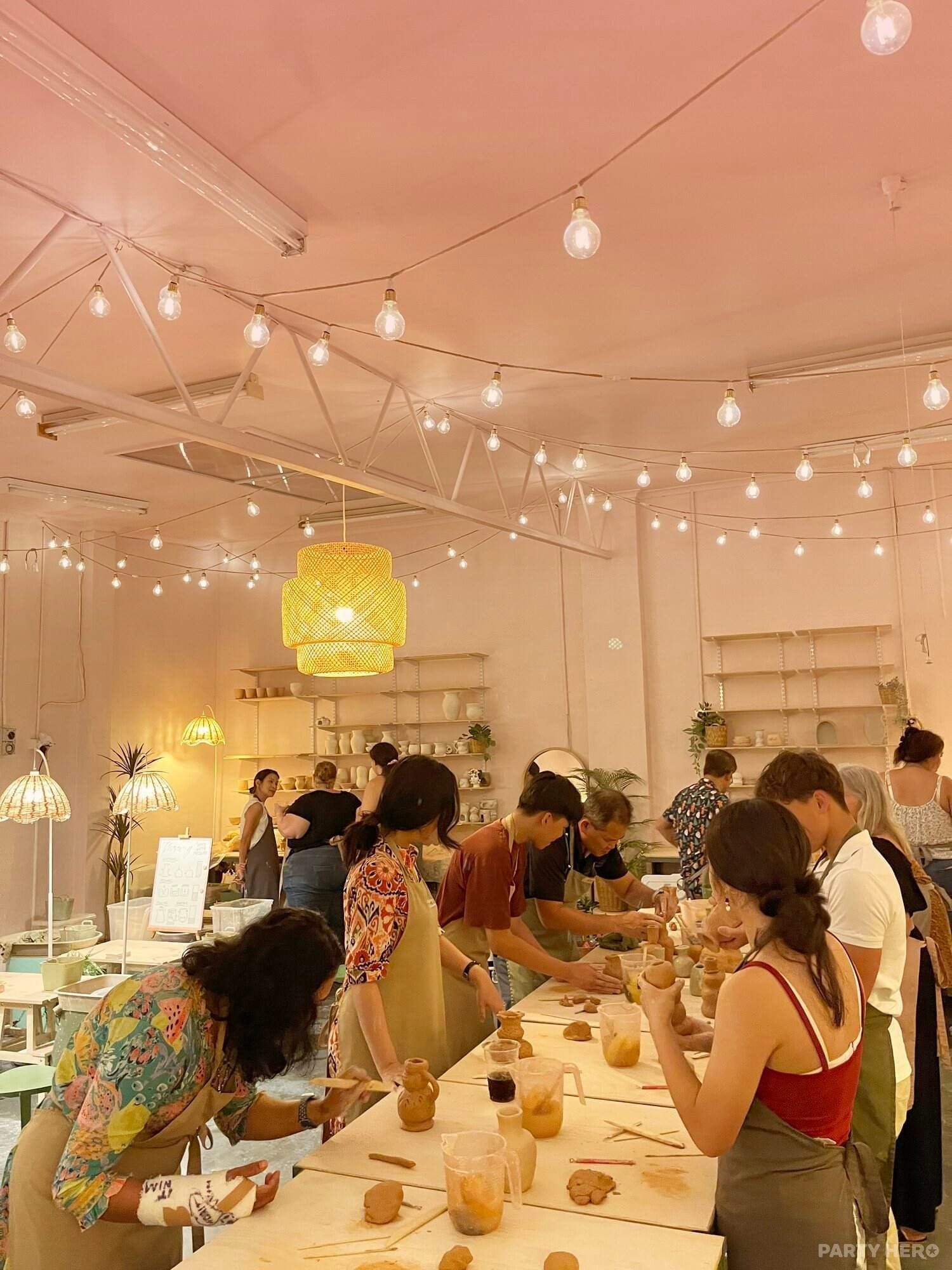 Paint Clay Sip Sydney paint & sip in Sydney - group bookings