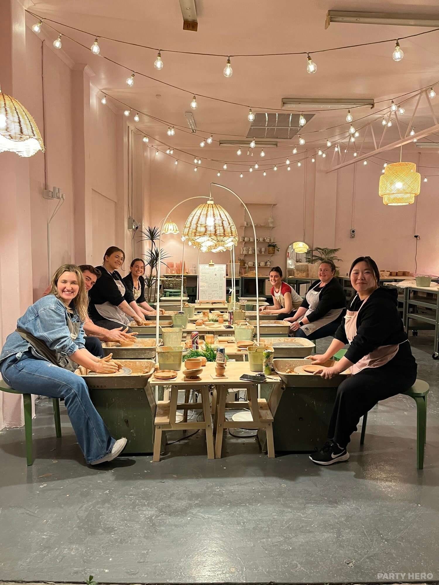 Paint Clay Sip Sydney paint & sip in Sydney - group bookings