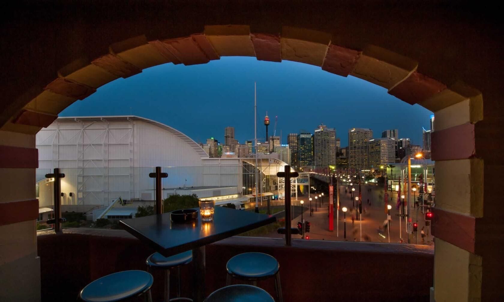 Rooftop Terrace at Pyrmont Bridge Hotel - party venue hire