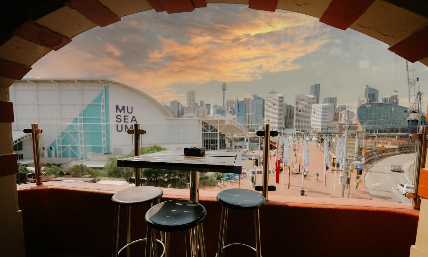 Rooftop Terrace at Pyrmont Bridge Hotel - party venue hire