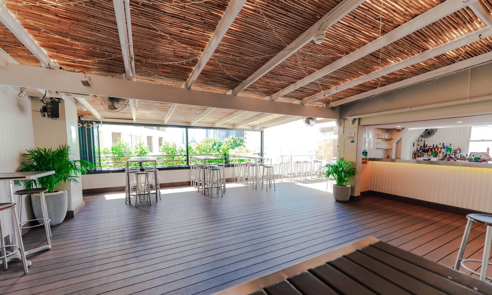 Rooftop Terrace at Pyrmont Bridge Hotel - party venue hire